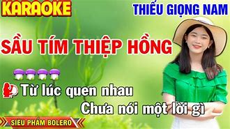 Bolero Thân Minh Tranh Karaoke Sau Tim Thiệp Hồng Báo Tin